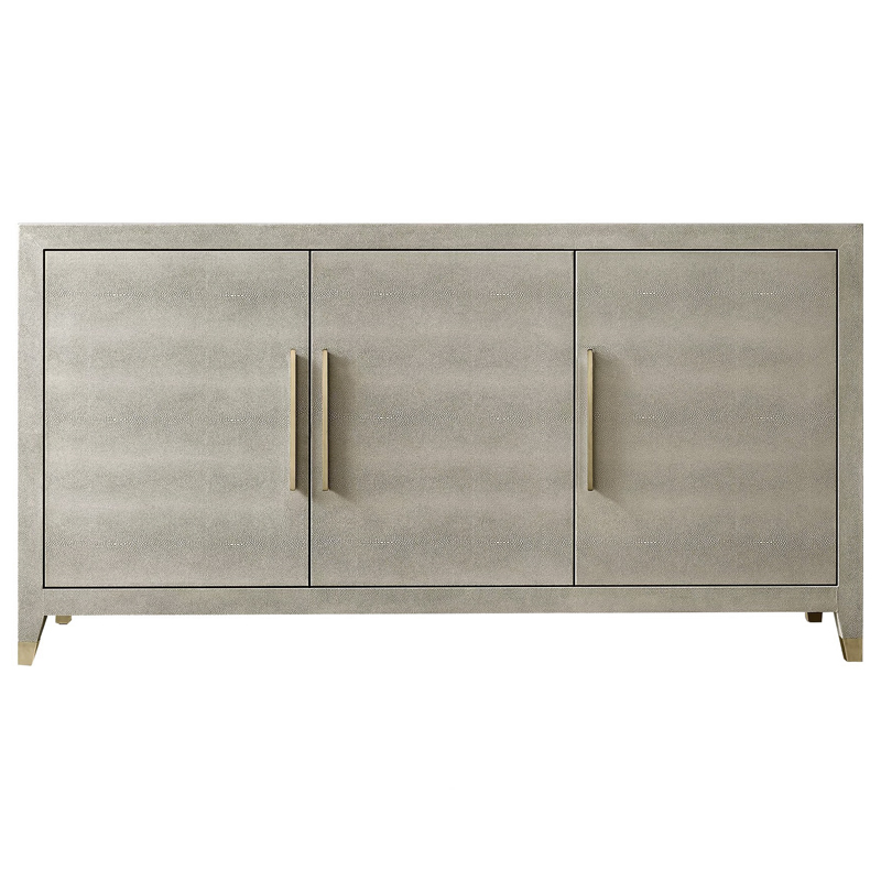Комод серый скат Charles Stingray Texture chest of drawers Grey Золотой Серый Комод серый скат Charles Stingray Texture chest of drawers Grey Золотой Серый в Орле | Loft Concept