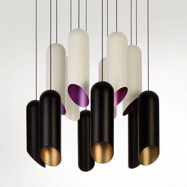 Подвесной светильник Tom Dixon - Pipe Light Белый Черный Золотой Фиолетовый Подвесной светильник Tom Dixon - Pipe Light Белый Черный Золотой Фиолетовый в Орле | Loft Concept