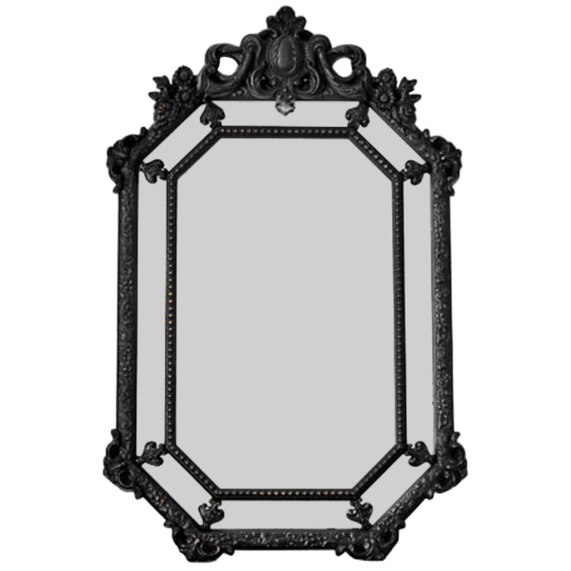 Зеркало Keppel Mirror Black Винтажный черный Античное зеркальное стекло Зеркало Keppel Mirror Black Винтажный черный Античное зеркальное стекло в Орле | Loft Concept