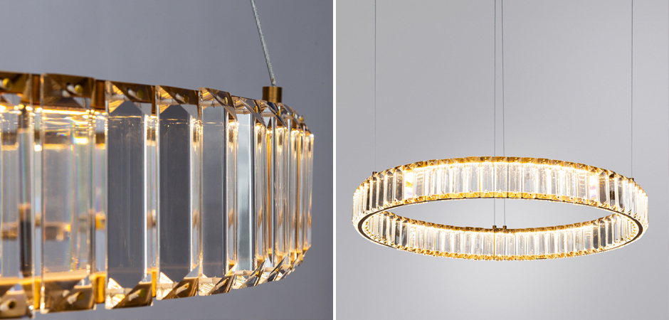 Хрустальная Люстра Crystal Ring Латунь Хрустальная Люстра Crystal Ring Латунь - Loft-Concept в Орле