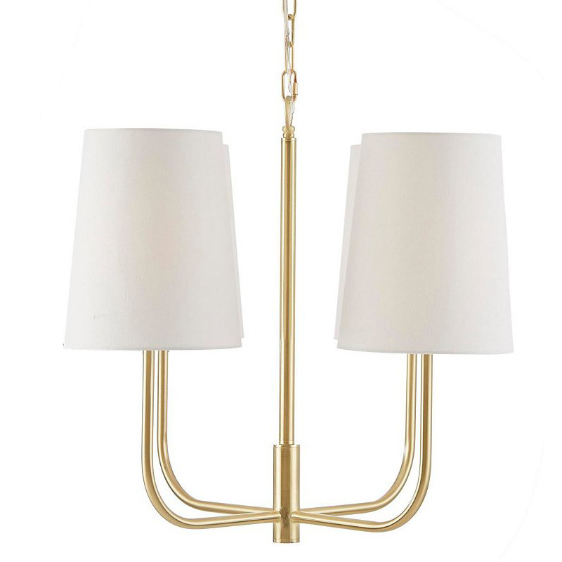 Люстра Abertha Chandelier Золотой Белый Люстра Abertha Chandelier Золотой Белый в Орле | Loft Concept