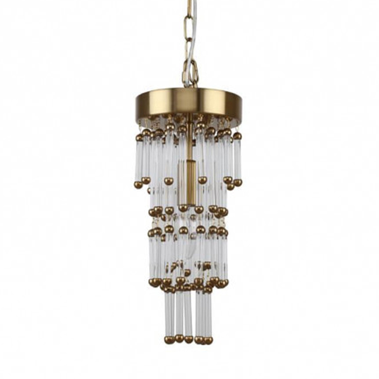 Люстра Restoration Hardware Luciano Chandelier 1 Латунь Прозрачный Люстра Restoration Hardware Luciano Chandelier 1 Латунь Прозрачный в Орле | Loft Concept