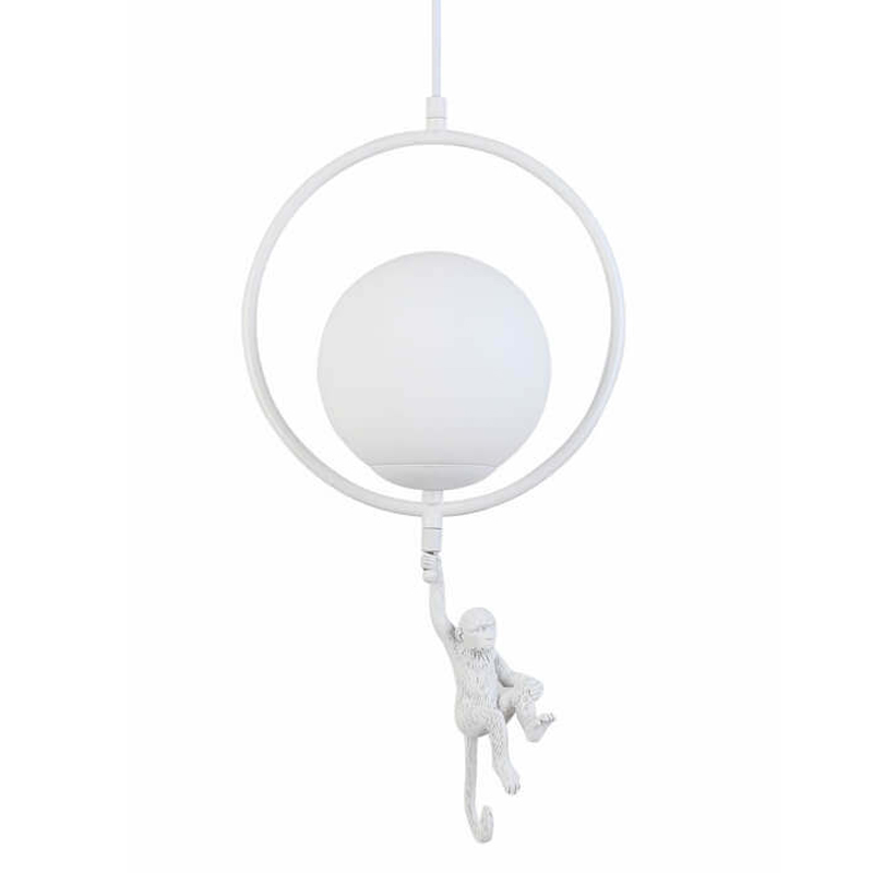 Подвесной светильник Hanging Monkey under Белый Подвесной светильник Hanging Monkey under Белый в Орле | Loft Concept