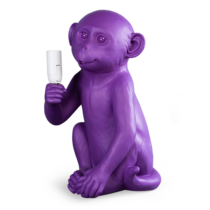 Настольная лампа Purple Monkey Фиолетовый Настольная лампа Purple Monkey Фиолетовый в Орле | Loft Concept