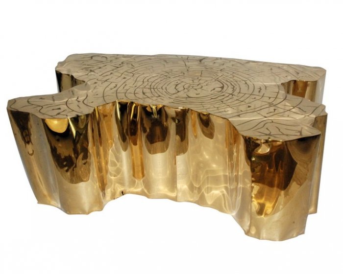 Дизайнерский кофейный стол Eden Table Золотой Дизайнерский кофейный стол Eden Table Золотой в Орле | Loft Concept
