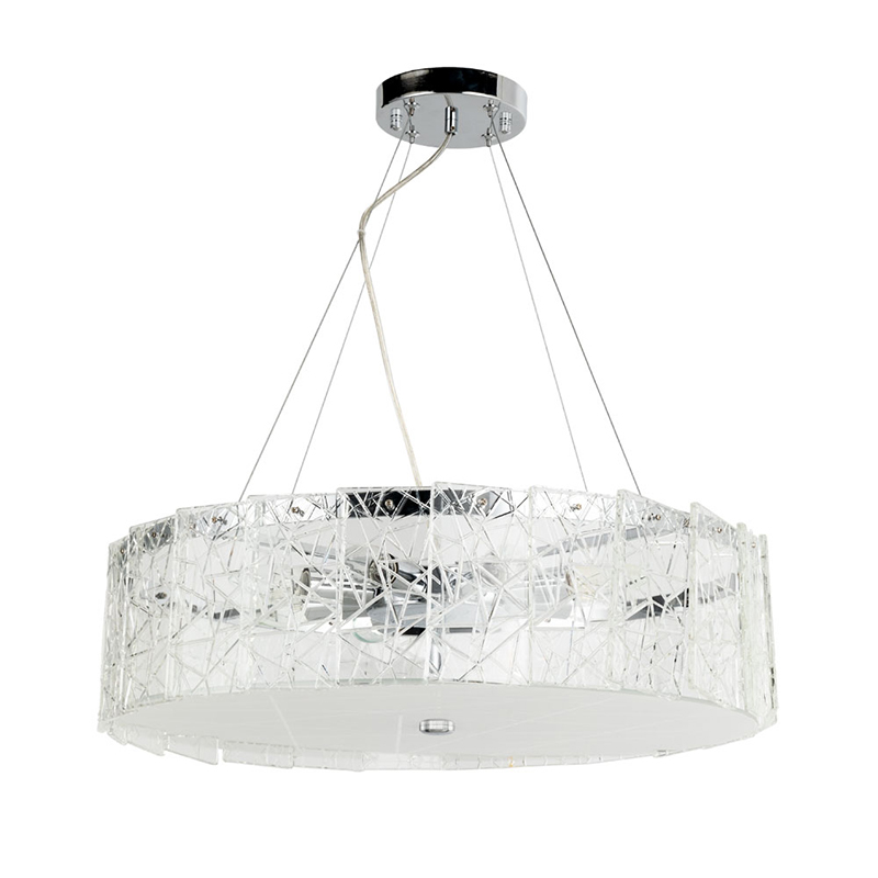 Люстра Alvaro Crystal Round Chandelier Прозрачный Хром Люстра Alvaro Crystal Round Chandelier Прозрачный Хром в Орле | Loft Concept