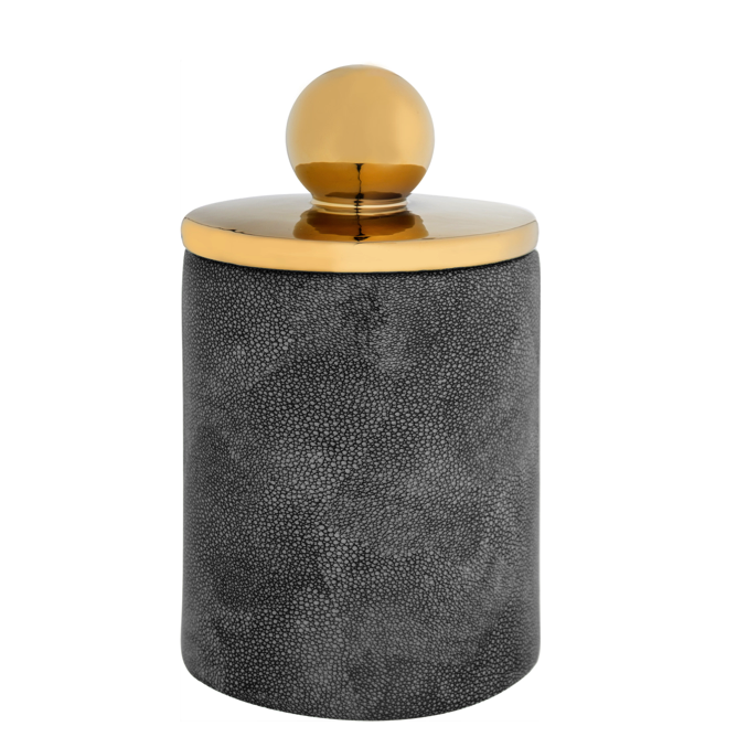 Ваза Stingray Skin vase Глянцевое золото Серый Ваза Stingray Skin vase Глянцевое золото Серый в Орле | Loft Concept