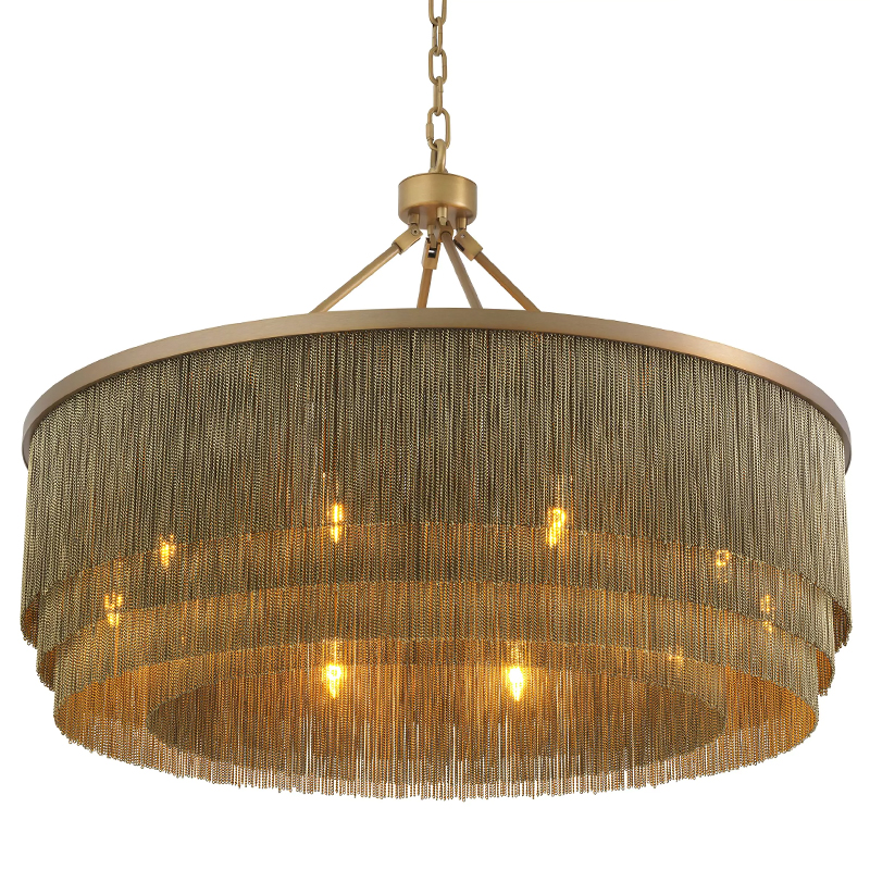 Люстра Eichholtz Chandelier Tissot L Brass Латунь Люстра Eichholtz Chandelier Tissot L Brass Латунь в Орле | Loft Concept