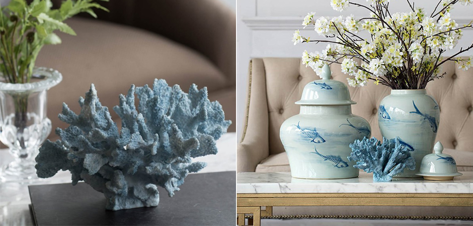 Статуэтка Coral Decor светло-голубой коралл Статуэтка Coral Decor светло-голубой коралл - Loft-Concept в Орле