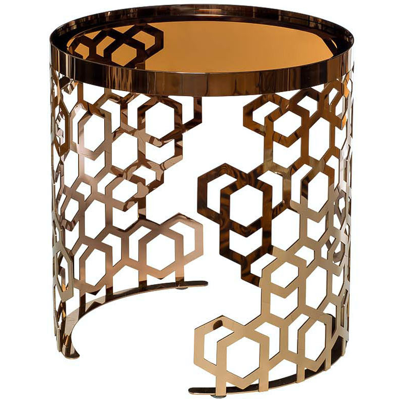 Стол Yen Geometry Table Pink Gold 50 Розовое золото Янтарь (Amber) Стол Yen Geometry Table Pink Gold 50 Розовое золото Янтарь (Amber) в Орле | Loft Concept