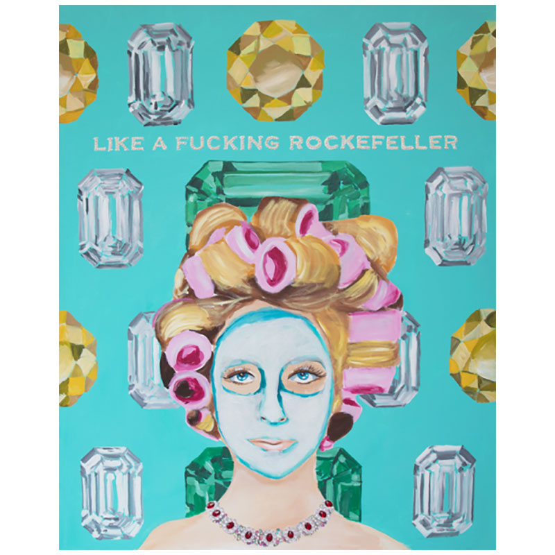 Картина “Like A Fucking Rockefeller” Мульти Картина “Like A Fucking Rockefeller” Мульти в Орле | Loft Concept