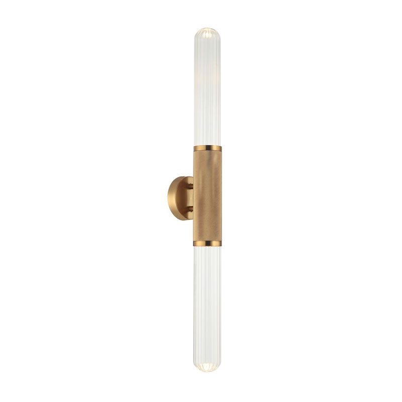 Бра Grover Gold Transparent Wall Lamp Латунь Бра Grover Gold Transparent Wall Lamp Латунь в Орле | Loft Concept