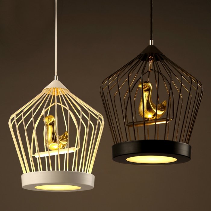 Подвесной светильник Cage Golden Bird Подвесной светильник Cage Golden Bird в Орле | Loft Concept