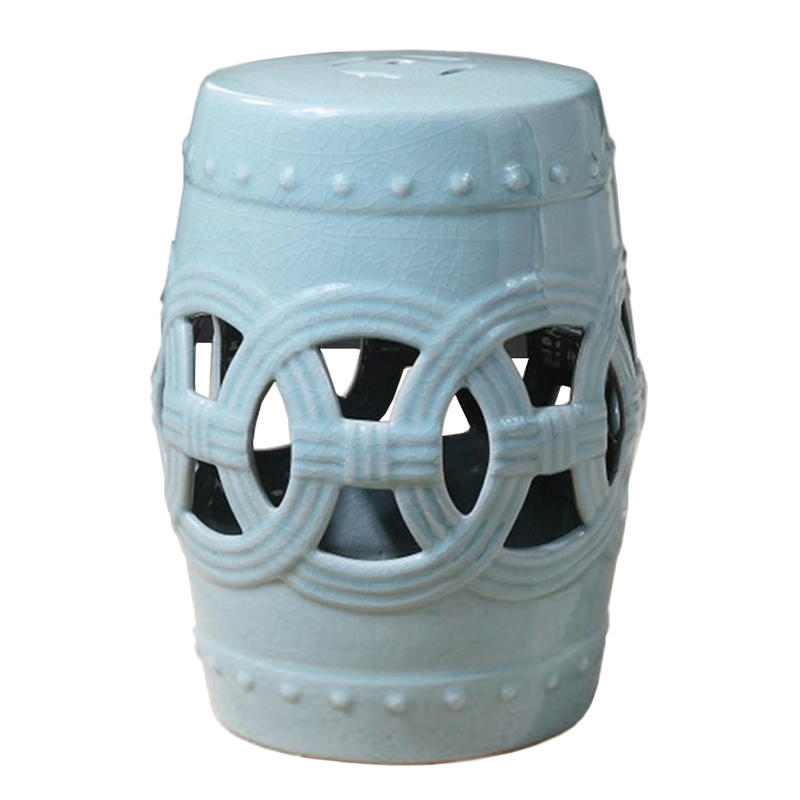 Керамический табурет Ceramic Chair blue Голубой Керамический табурет Ceramic Chair blue Голубой в Орле | Loft Concept