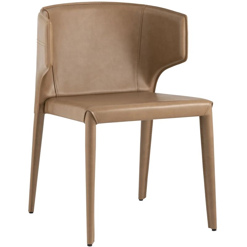 Стул ELBERT CHAIRS Бежевая Экокожа Бежевый Стул ELBERT CHAIRS Бежевая Экокожа Бежевый в Орле | Loft Concept