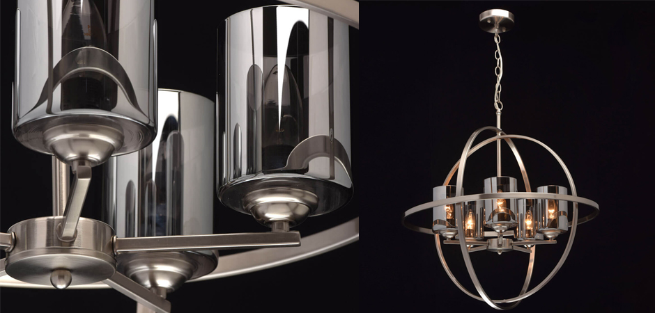 Люстра Chrome Cylinders 5 Люстра Chrome Cylinders 5 - Loft-Concept в Орле