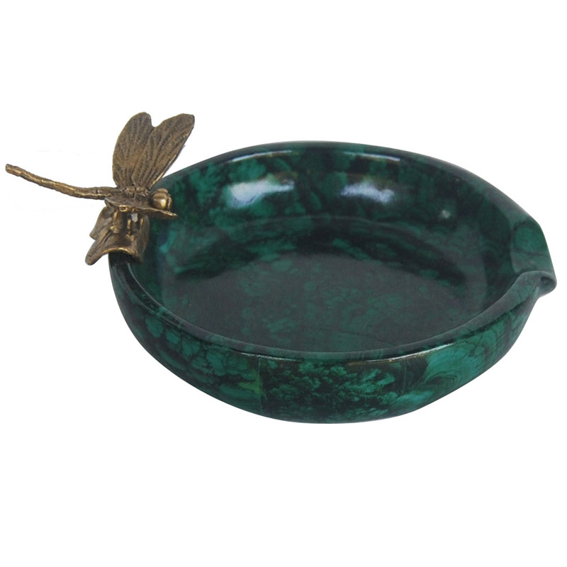 Блюдо Malachite Dish Бронза Малахит Блюдо Malachite Dish Бронза Малахит в Орле | Loft Concept