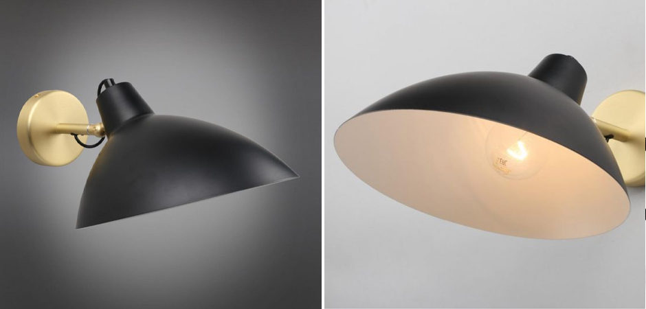 Бра с черным матовым плафоном Retro Light Бра с черным матовым плафоном Retro Light - Loft-Concept в Орле