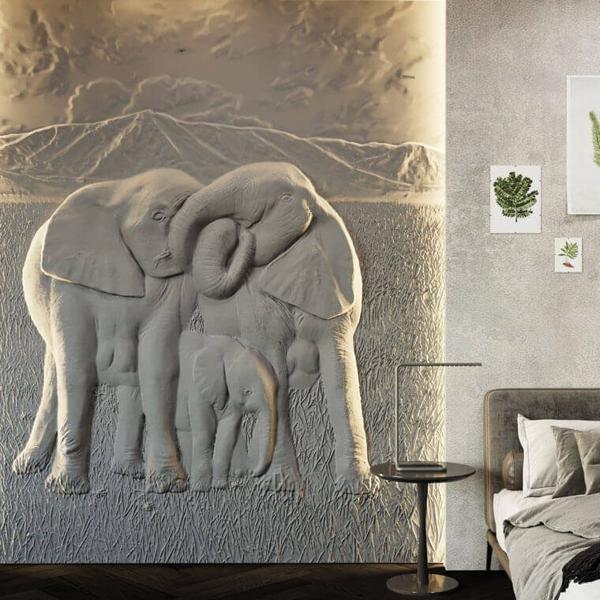 Барельеф ELEPHANTS  в Орле | Loft Concept 