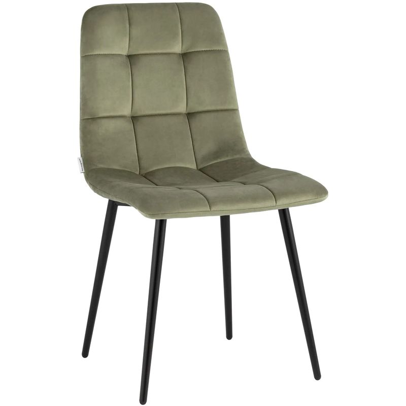 Стул NANCY Chair Пыльно-Оливковый Велюр Оливковый Черный Стул NANCY Chair Пыльно-Оливковый Велюр Оливковый Черный в Орле | Loft Concept