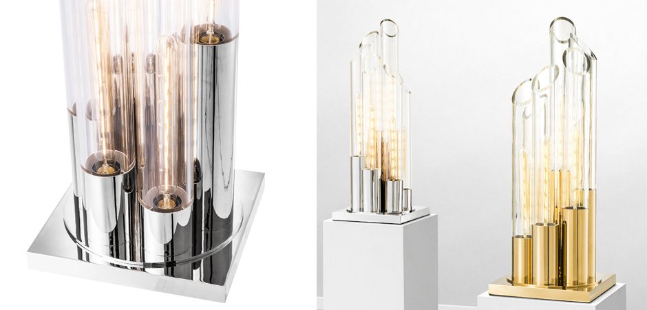 Настольная лампа Eichholtz Table Lamp Paradiso Nickel - Loft-Concept в Орле