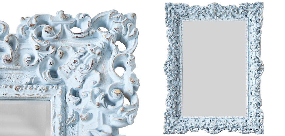 Зеркало Leeuw Mirror Pastel Blue Зеркало Leeuw Mirror Pastel Blue - Loft-Concept в Орле
