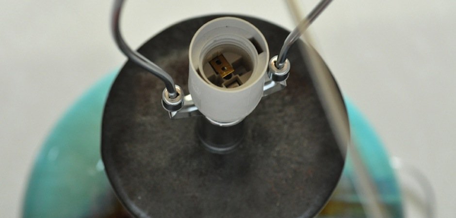 Настольная лампа Средиземноморская глазурь - фото №1