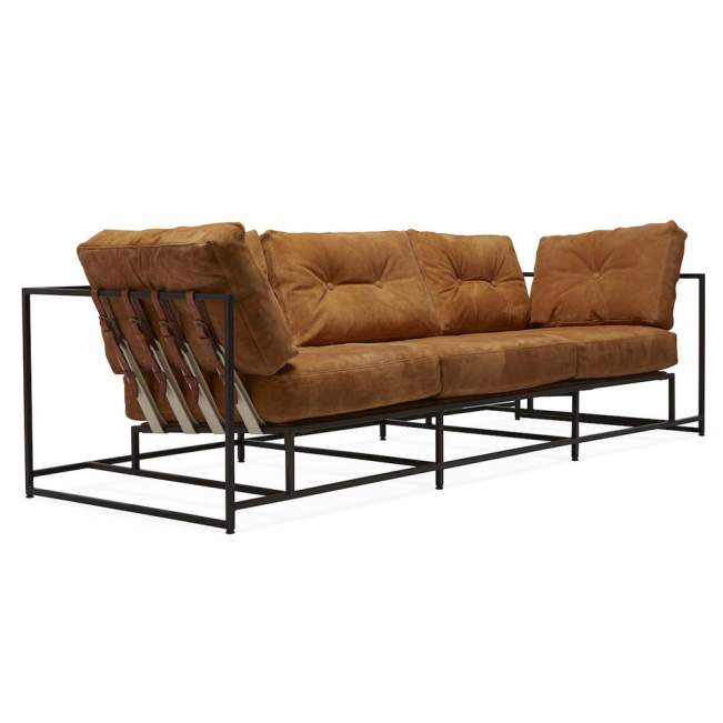 Диван Dirt Leather Sofa Коричневый в Орле | Loft Concept 