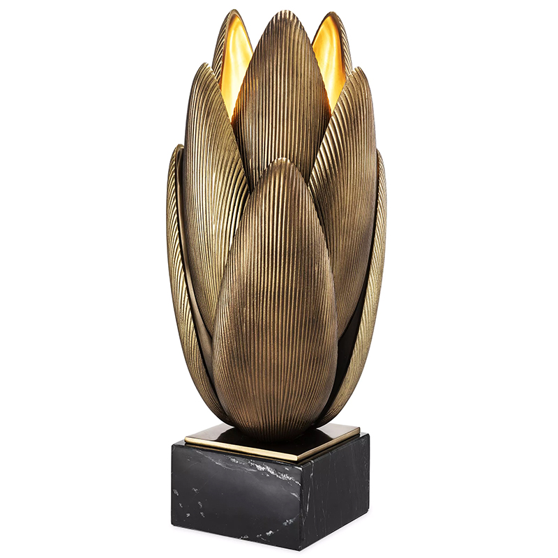 Настольная лампа Eichholtz Table Lamp Blossom Латунь Винтажная латунь Черный Мрамор Nero Настольная лампа Eichholtz Table Lamp Blossom Латунь Винтажная латунь Черный Мрамор Nero в Орле | Loft Concept