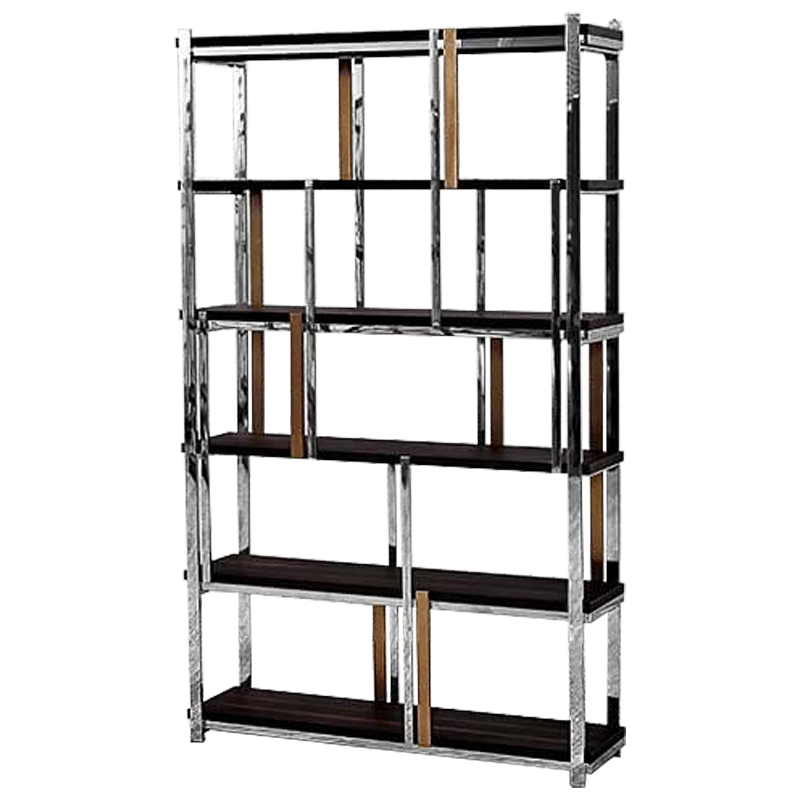Стеллаж Batista Rack Коричневый Хром Бронза в Орле | Loft Concept 