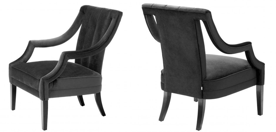 Кресло Eichholtz Chair Ermitage Black Кресло Eichholtz Chair Ermitage Black - Loft-Concept в Орле