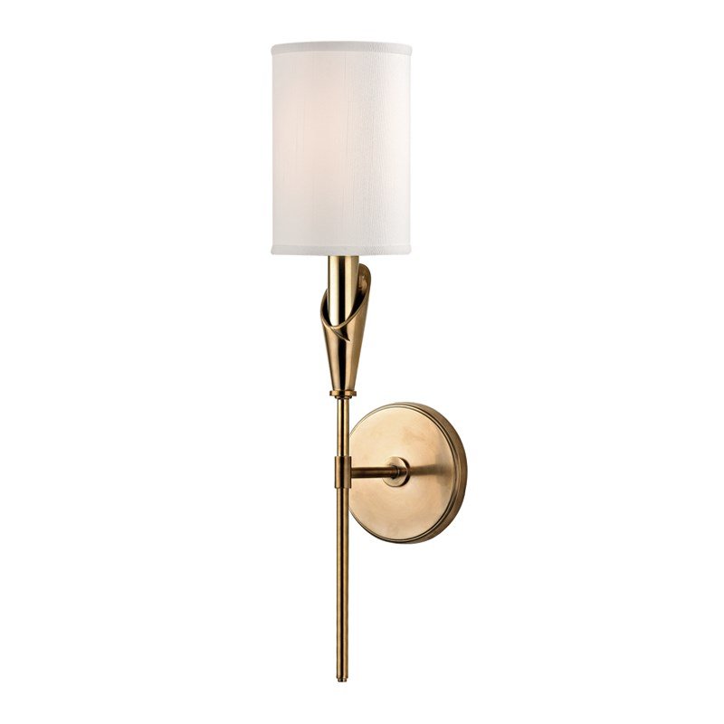 Настенный светильник Wall Sconce TATE 1311-AGB Латунь Белый в Орле | Loft Concept 