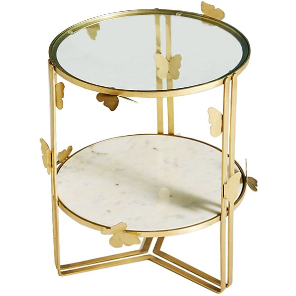 Приставной столик Butterflies Mariposa Side Table Золотой в Орле | Loft Concept 