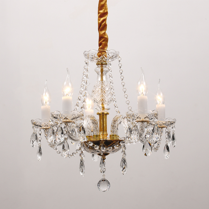 Люстра Megane Chandelier 50 Прозрачный Глянцевое золото Люстра Megane Chandelier 50 Прозрачный Глянцевое золото в Орле | Loft Concept