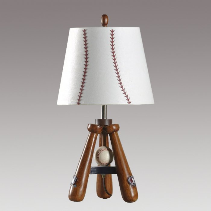 Настольная лампа Baseball vintage Коричневый Белый в Орле | Loft Concept 