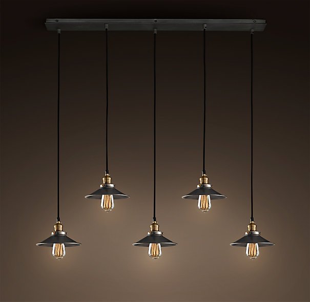 Люстра Loft Cone Pendant Line 5 Черный Люстра Loft Cone Pendant Line 5 Черный в Орле | Loft Concept