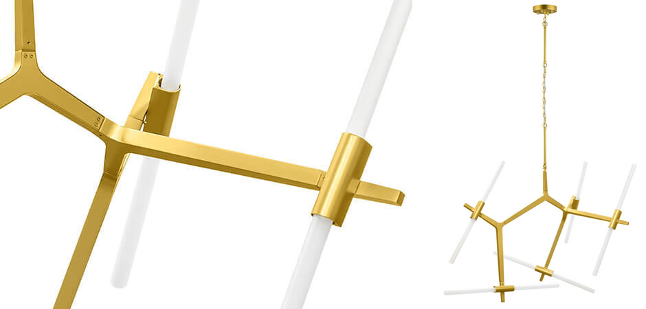Люстра Агнес Chandelier Gold 10 Люстра Агнес Chandelier Gold 10 - Loft-Concept в Орле
