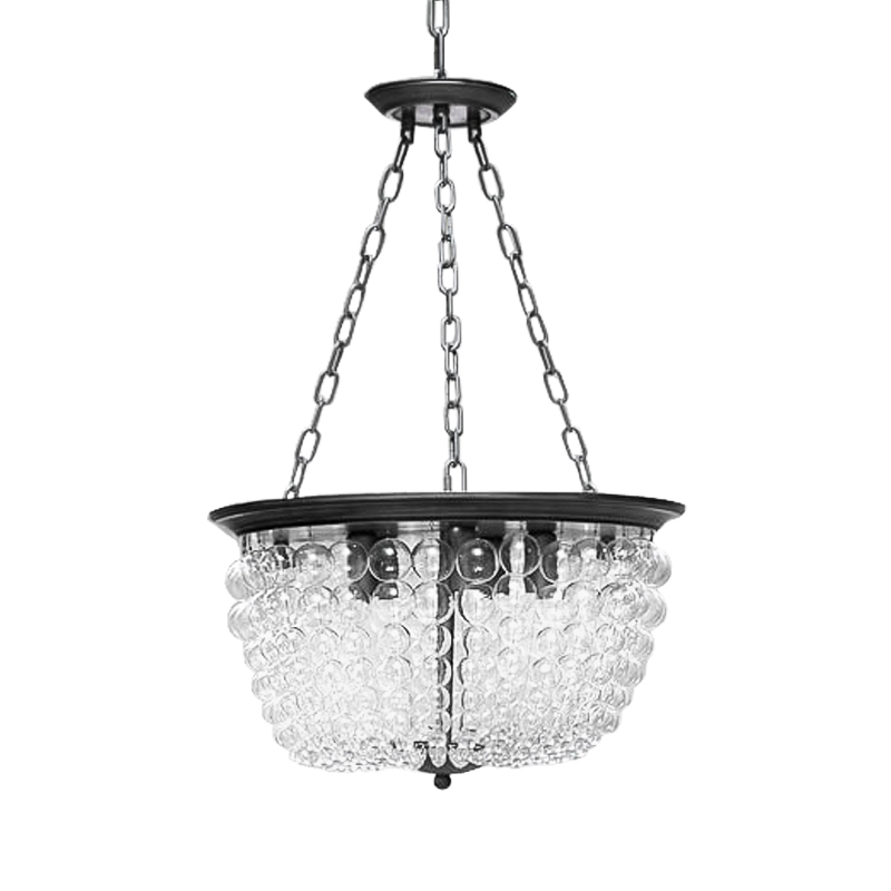 Люстра Bubble Blower Chandeliers Графит Прозрачный Люстра Bubble Blower Chandeliers Графит Прозрачный в Орле | Loft Concept