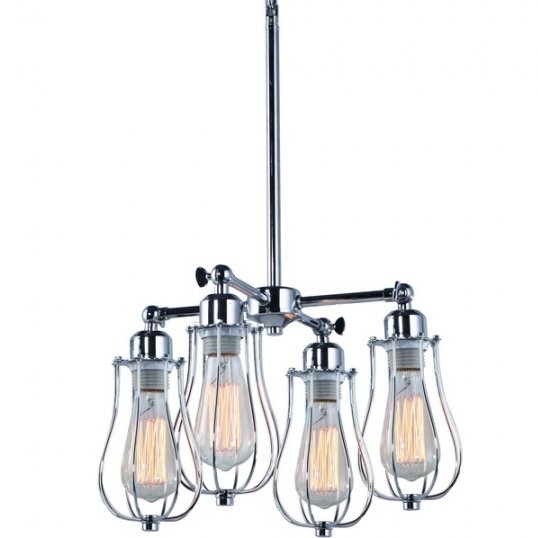 Подвесной светильник Marconi Cage Pendant Quatro Подвесной светильник Marconi Cage Pendant Quatro в Орле | Loft Concept