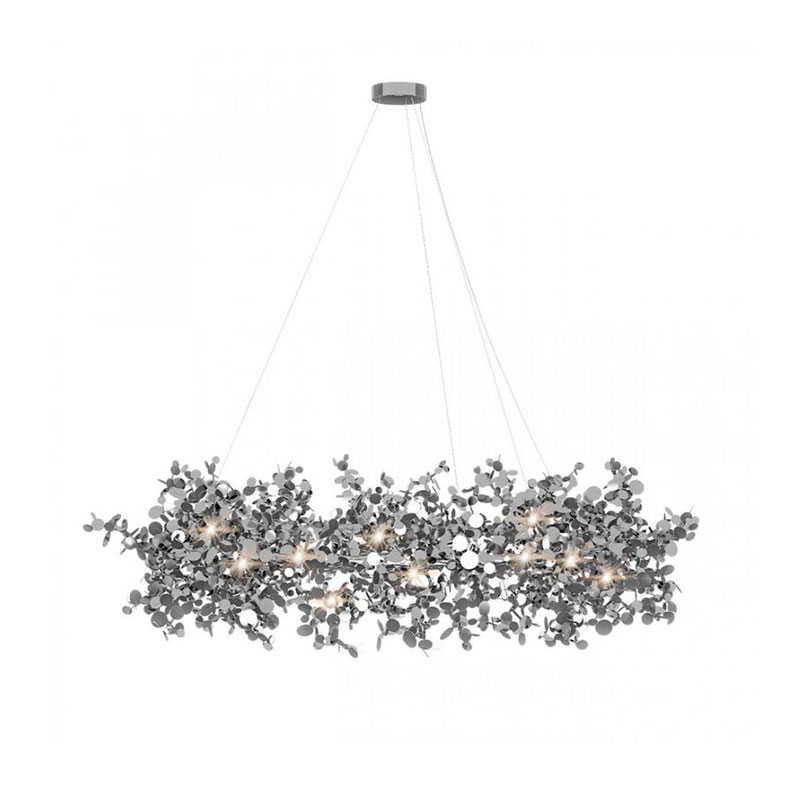 Люстра Terzani Argent Suspension Ring Silver Серебряный Люстра Terzani Argent Suspension Ring Silver Серебряный в Орле | Loft Concept