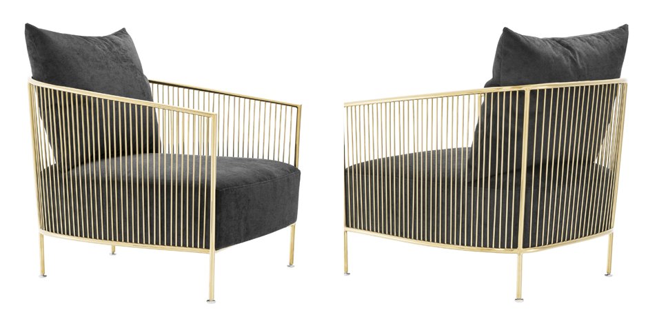 Кресло Eichholtz Chair Knox Gold Кресло Eichholtz Chair Knox Gold - Loft-Concept в Орле