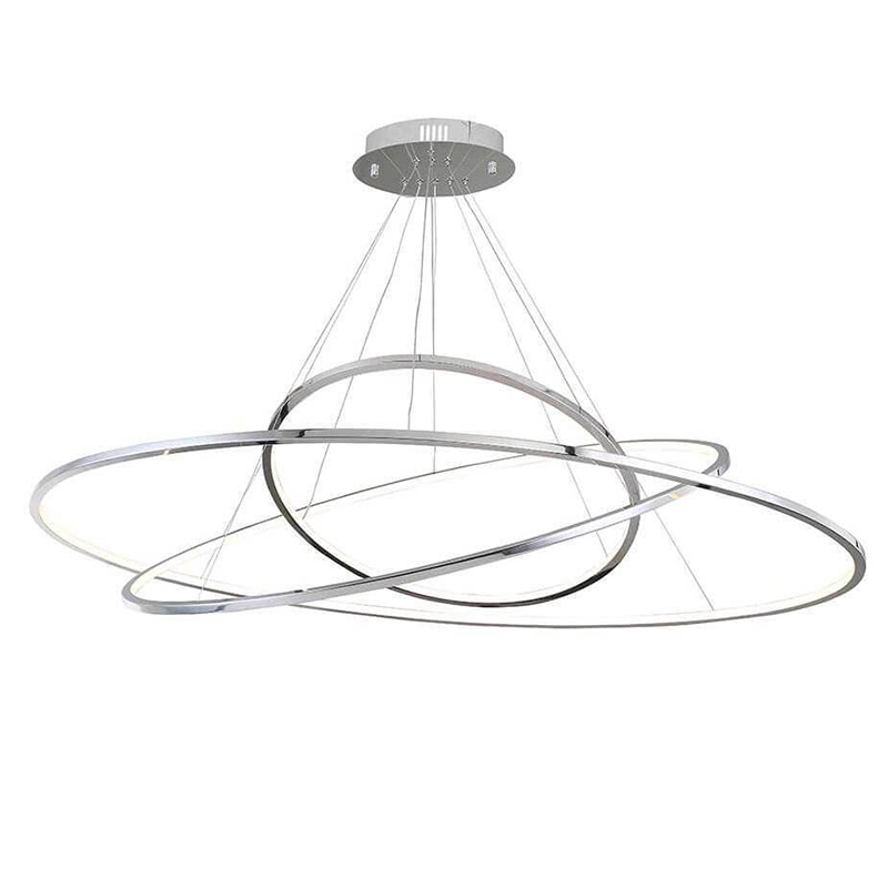 Люстра Plexus Ring Horizontal Trio Chrome Хром Люстра Plexus Ring Horizontal Trio Chrome Хром в Орле | Loft Concept