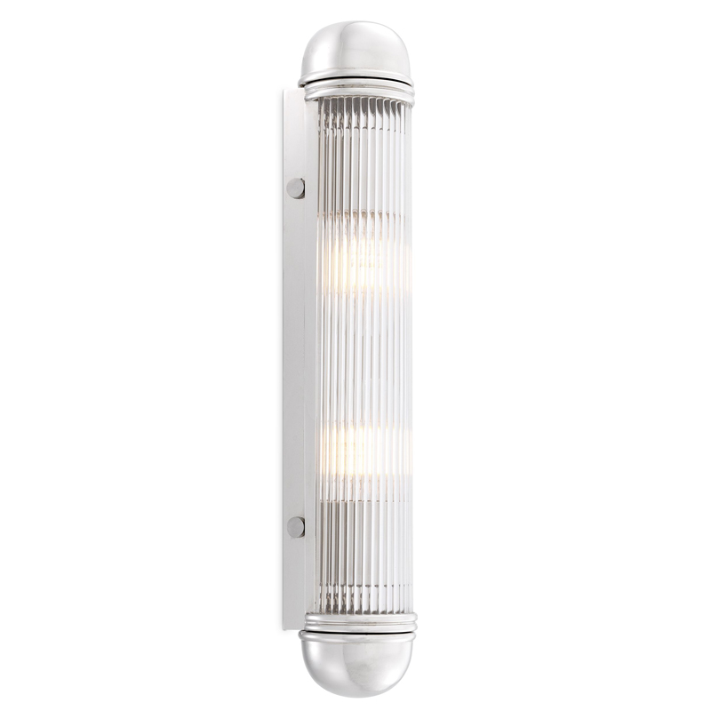 Бра Eichholtz Wall Lamp Auburn Nickel Никель Прозрачный Бра Eichholtz Wall Lamp Auburn Nickel Никель Прозрачный в Орле | Loft Concept