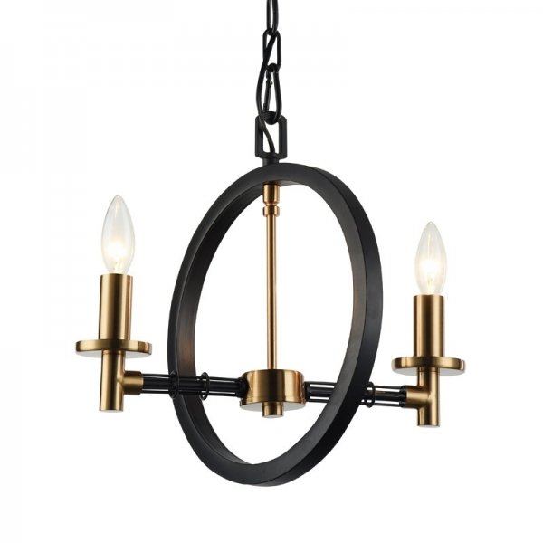 Люстра Refraktika Chandelier 2 Черный Латунь Люстра Refraktika Chandelier 2 Черный Латунь в Орле | Loft Concept