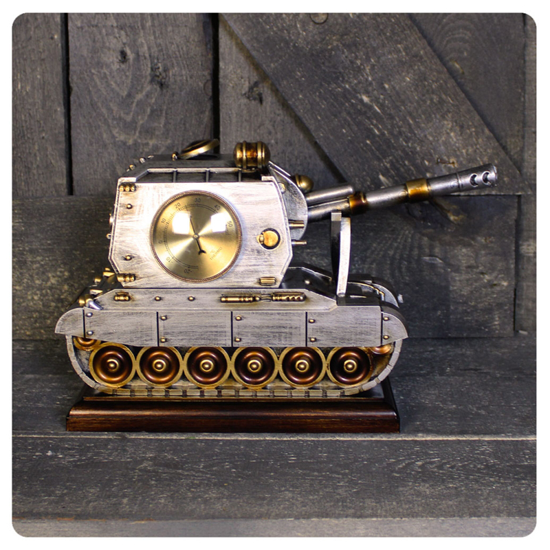 Часы Tank Clock Золотой Серебряный Часы Tank Clock Золотой Серебряный в Орле | Loft Concept