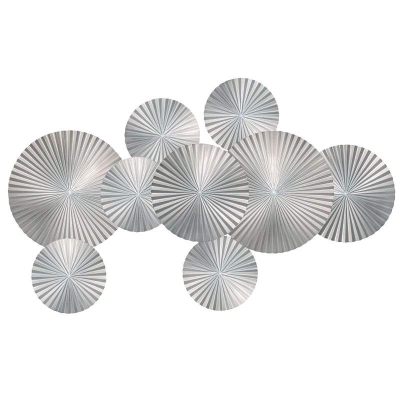 Арт-объект Apollo Silver Wall Plaque Disc 9 Серебряный Арт-объект Apollo Silver Wall Plaque Disc 9 Серебряный в Орле | Loft Concept