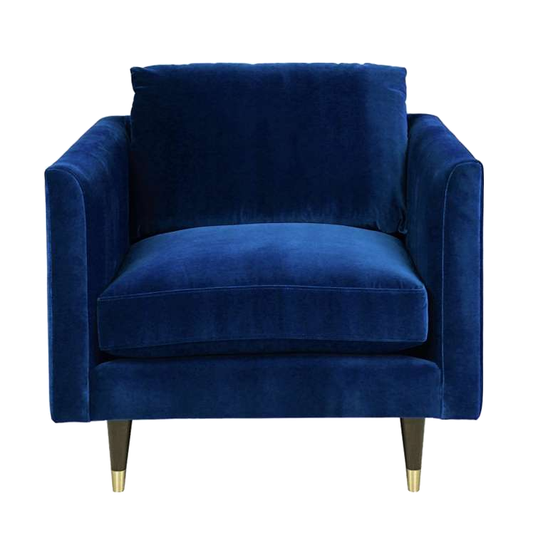 Кресло LIVING BY CHRISTIANE LEMIEUX Henry Armchair Синий Кресло LIVING BY CHRISTIANE LEMIEUX Henry Armchair Синий в Орле | Loft Concept