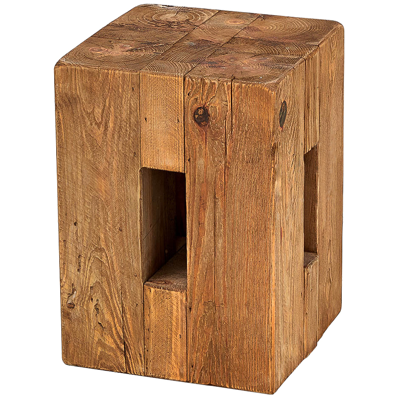 Приставной стол из массива сосны Harlee Wood Side Table Древесина Приставной стол из массива сосны Harlee Wood Side Table Древесина в Орле | Loft Concept