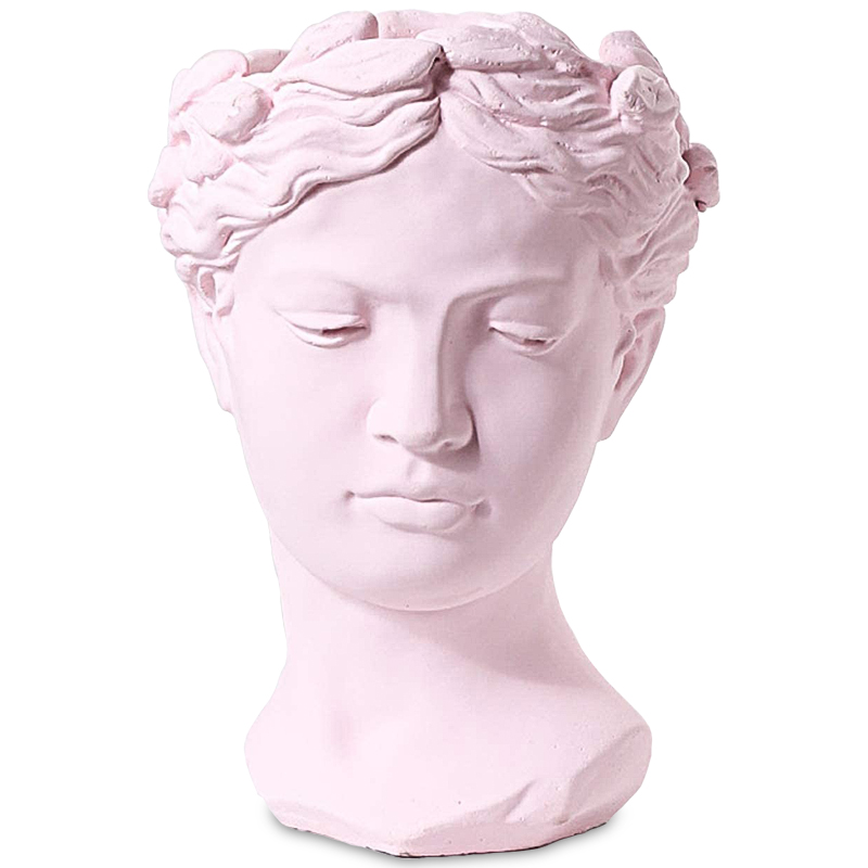 Ваза Female Bust Pink Розовый пастельный Ваза Female Bust Pink Розовый пастельный в Орле | Loft Concept