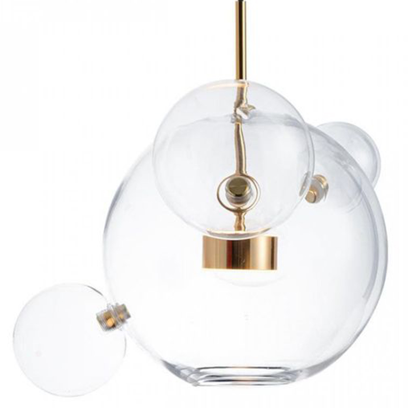 Подвесной Светильник Giopato & Coombes Bollr Pendant 4 BUBBLE LAMP золото Белый Золотой Прозрачное Стекло Подвесной Светильник Giopato & Coombes Bollr Pendant 4 BUBBLE LAMP золото Белый Золотой Прозрачное Стекло в Орле | Loft Concept